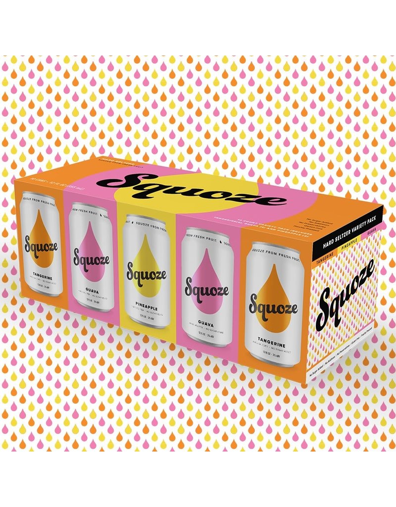 SQUOZE HARD SELTZER VARIETY 10 PK CANS Edina, MN Edina Liquor
