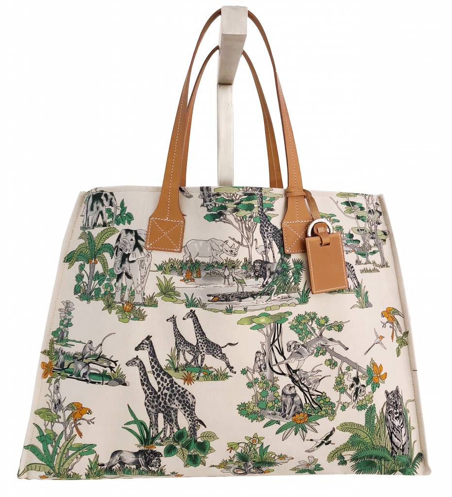 canvas safari bag
