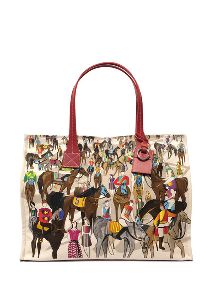 TOTE BAG SMALL: AFTER THE RACE: MULTI