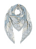 CASHMERE PRINTED SCARF: VENEZIA: BLUE