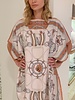 DOUBLE SILK DRESS: STIRRUPS-VENEZIA: PINK