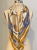 DOUBLE SILK SCARF: BEIGE