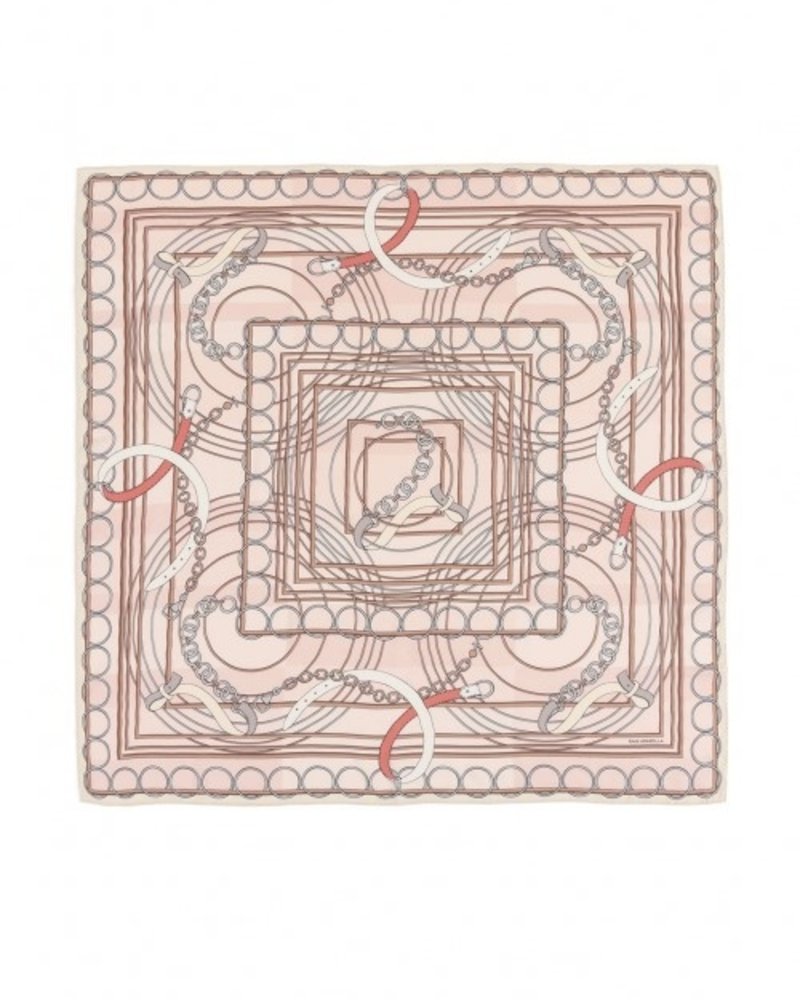 CASHMERE PRINTED SCARF: VENEZIA: PINK