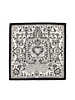 ELIZABETH,  CASHMERE-WOOL-SILK SHAWL: BLACK-GRAY