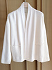 CASHMERE OPEN CARDIGAN: IVORY