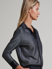 CASHMERE AND LUREX V-NECK CARDIGAN: BLACK