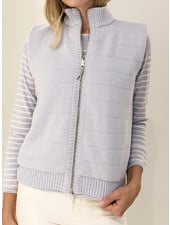 CASHMERE-SILK REVERSIBLE VEST