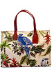 PRINTED SMALL BAG: BIRDS: BLUE