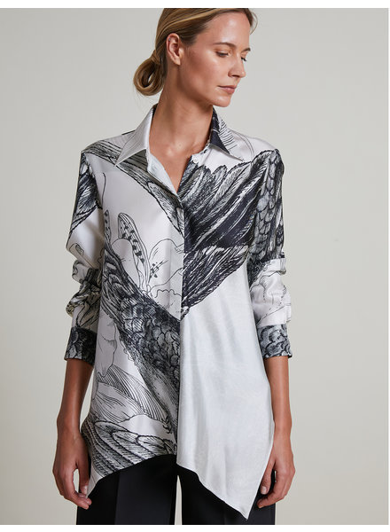 SILK PRINTED SHIRT
