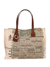 TOTE BAG SMALL: PALM BEACH: PINK