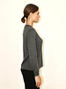 SUPERFINE LIGHT WEIGHT CREW SWEATER: ANTHRACITE