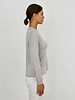 SUPERFINE LIGHT WEIGHT CREW SWEATER: PEARL