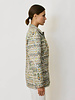 SILK PRINTED QUILTED JACKET: PALM BEACH MULTICOLOR: