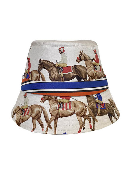 PRINTED SILK HAT: POLO