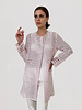 COTTON LACE JACKET: CANDY-CREAM