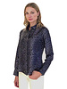 SILK PRINTED SHIRT: LEOPARD-BLACK