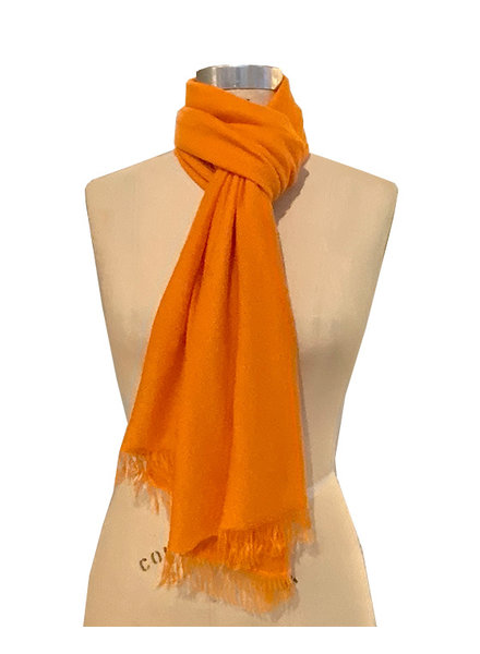 SUPERFINE CASHMERE SCARF: MANDARIN