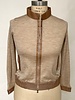 CROP JACKET: TAUPE