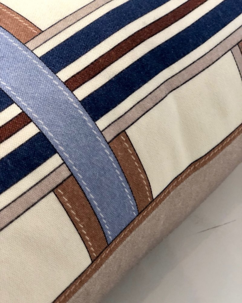 THROW  SIENA PRINT :  76 "X 52 ":  SIENA : BEIGE-ORANGE