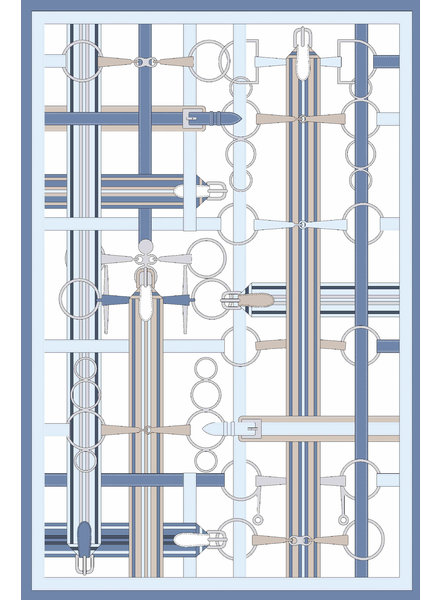 LIGHT BLUE THROW  SIENA