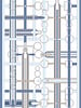 LIGHT BLUE THROW  SIENA  :  76 "X 52 ": SADDLE BEIGE-BLUE