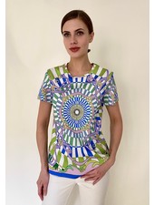 PRINTED T-SHIRT: FIRENZE-LIME