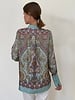 SILK PRINTED SHIRT: PAISLEY SAGE