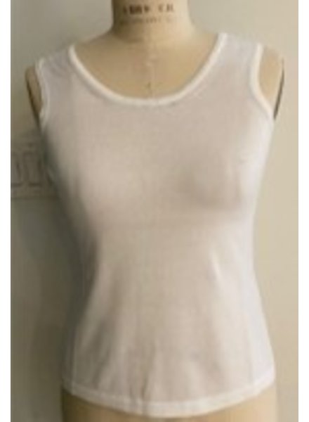 ORGANIC COTTON TANK: WHITE