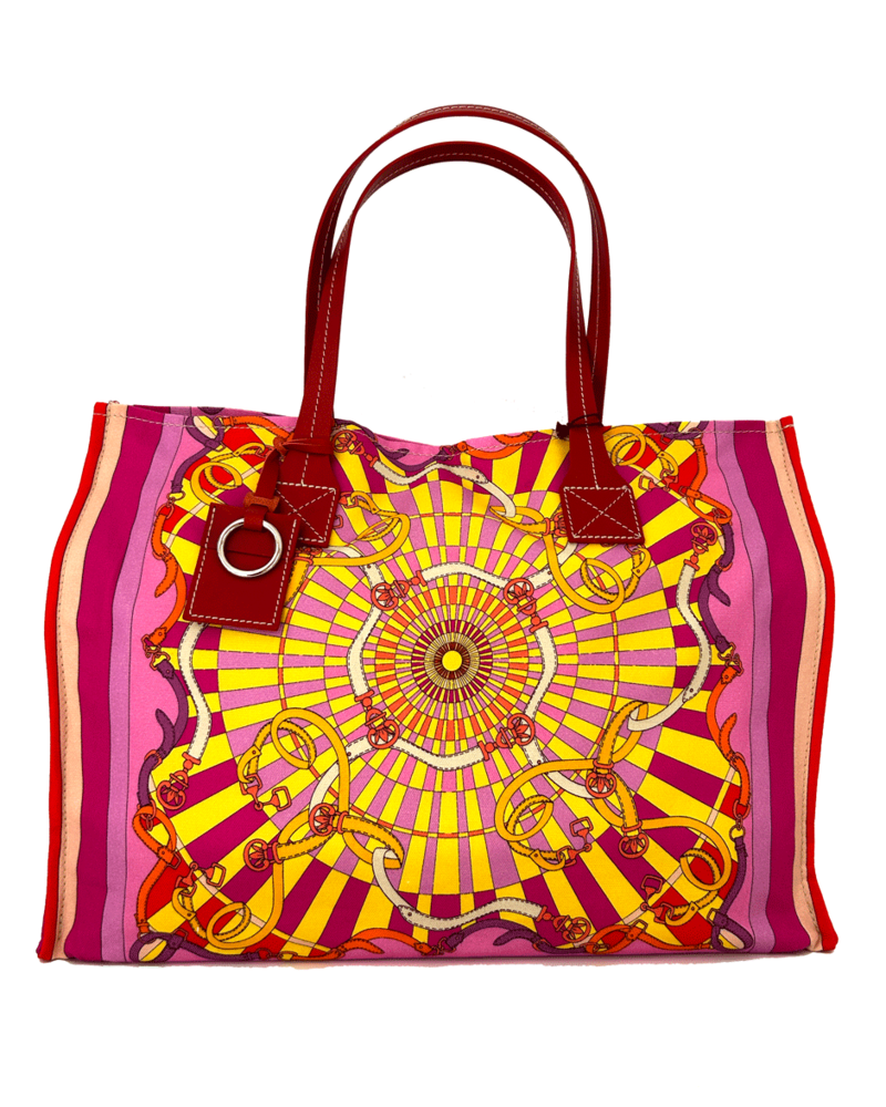 TOTE BAG SMALL: FIRENZE : HIBISCUS