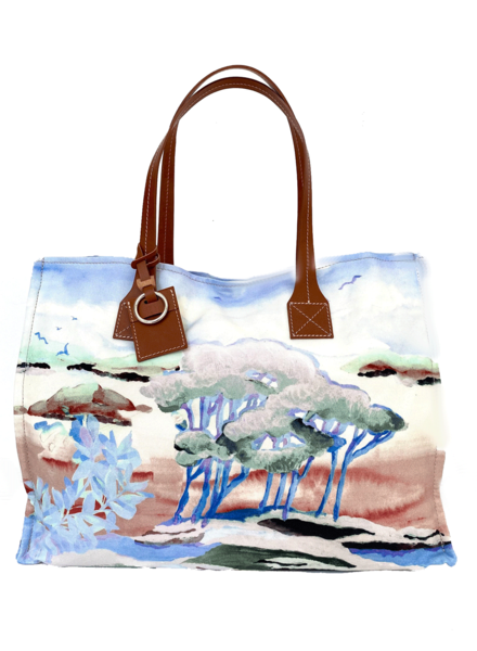 TOTE BAG SMALL: CLOUDS BLUE