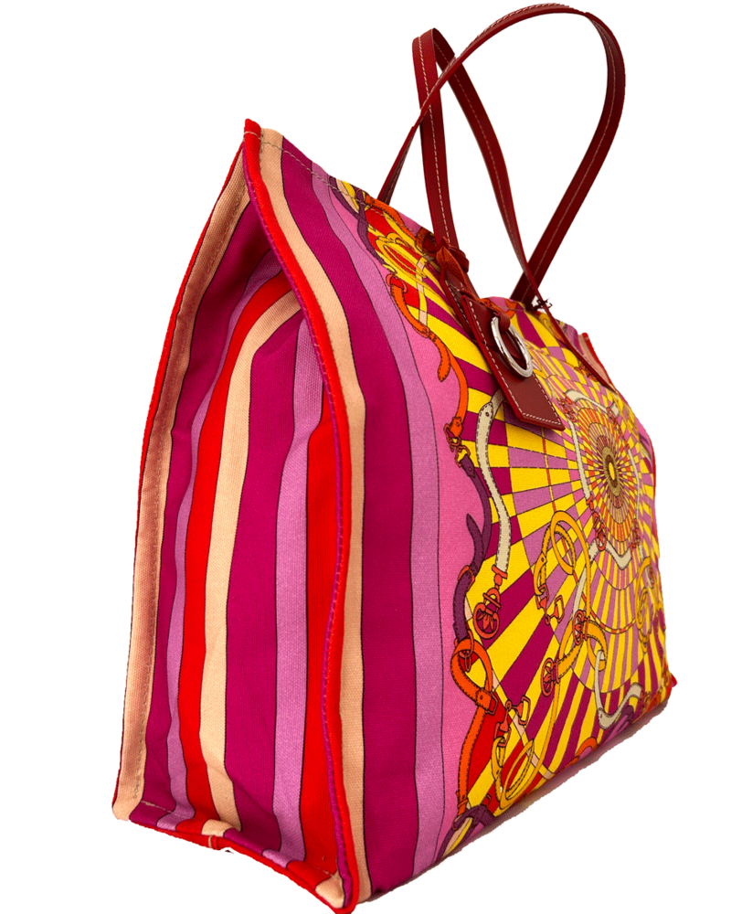 TOTE BAG SMALL: FIRENZE : HIBISCUS