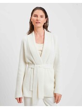 BEATRICE RIBBED JACKET: IVORY