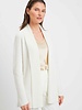 BEATRICE RIBBED JACKET: IVORY