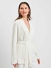 BEATRICE RIBBED JACKET: IVORY