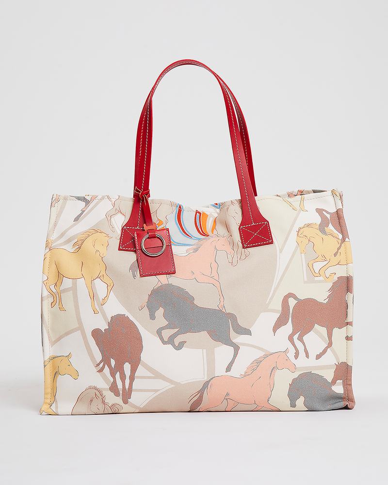 PRINTED SMALL BAG:GALLOPING : MULTI