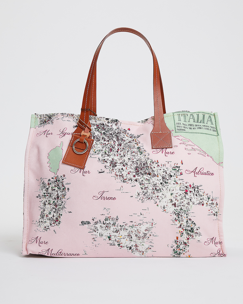 TOTE BAG SMALL: ITALY: CELADON