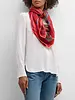 CASHMERE PRINTED SHAWL: PAISLEY: RED
