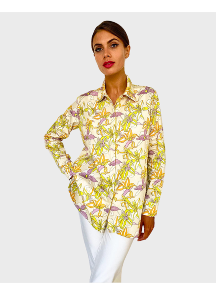 COTTON SHIRT: TIGERLILY YELLOW