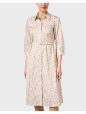 COTTON DRESS: MINI SADDLES TAUPE