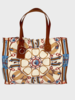 PRINTED SMALL BAG: STIRRUPS:FOG BLUE