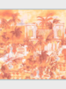 CASHMERE PRINTED SCARF: ROMA: ORANGE