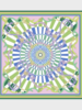 CASHMERE PRINTED SCARF: FIRENZE : LIME
