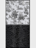 DOUBLE SILK SCARF:  LEOPARD-SAFARI: BLACK
