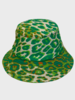 PRINTED BUCKET HAT:  LEO: GREEN
