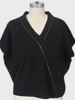 OVERSIZE KNIT KIMONO, BLACK