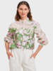 100% COTTON PRINTED POP OVER WITH POET SLEEVE COTTON PRINTED SHIRT: LIGURIA: PINK
