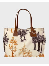 TOTE BAG SMALL: TREES:  GOLD