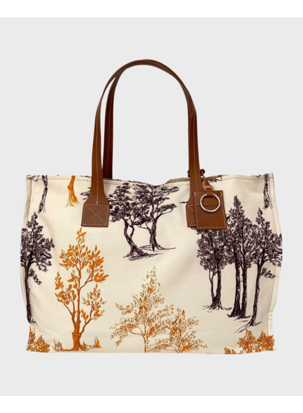 TOTE BAG SMALL: TREES:  GOLD