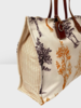 PRINTED SMALL BAG:  TREES: GOLD