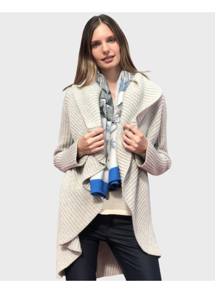 CASHMERE OPEN CARDIGAN: IVORY - RANI ARABELLA